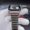 High quality Skeleton dial watch stainless steel 38mm battery quartz movement thin case Wristwatch see through glass back men watc224r