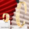 ネックレスイヤリングセットMissvikki Luxury Trendy Retro Mix Match Match Bangle Ring for Women Bridal Wedding Ladies Perfect Gift High Quali