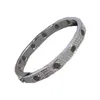 Lyxdesigner Titanium Steel Black Screw Full Diamond Armband Love Bangle For Mens and Women Party Wedding Couples Gift Jewelry273m