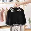 Autumn winter Baby Boys Girls Knitted pullover toddler boys Sweaters Kids Spring clothes Wear 2 3 4 6 8 years 211104