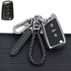 Galwanizowany Alloy Car Key Remote Case Cover VW Golf 7 MK7 SEAT IBIZA Leon FR 2 Altea Aztec dla Octavia