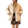 Witte eendendons korte lichte jas vrouwelijke Koreaanse herfst winter vrouwen kogeljas warm parka uitloper 210607