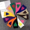 Multicolor Heart Cotton Socks Kvinnor Tjej Söt Sock Gift för Love Friend Fashion Hosiery Partihandel Pris