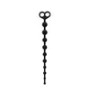 Long Anal Beads Silicone Butt Plug para principiante Black Parry Massager Sex Toys Mujeres Gay Masturbator