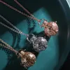 Pendant Necklaces Mexico Harmony Pregnant Bola Angle Ball Bell Oil Locket Cage Necklace Perfume Diffuser Woman Gift Jewelry