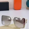 Nice Rectangular large frame Unisex Sunglasses light color lens women's summer ultraviolet-proof glasses fashion designer sunglass H1892