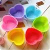 3 st Silicone Cupcake Liners Cake Mold Muffin Fodral Muti Round Shape Cup Cake Verktyg Bakeware Bakning Bakverk Möbler Olika former