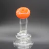 Rookglas Recycler Rig Pijp 14 mm Mannelijke gewrichtscombinatie Kleuren worden geleverd met een kwartsbanger en dop