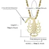 Mannen HIP HOP Sieraden Goud Kleur Iced Out Cubic Zirkoon Shining Scorpion Hanger Ketting voor Mannen Punk Rock Sieraden Gift