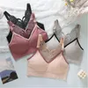 Yoga outfit Women Bras Lace Wire Padded Underwear Push Up One Size Female Training Sportwear Sexy Bra Sutian Feminino Soutie202y