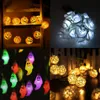 Saiten 10 LED Farbe Rattan Ball String Wasserdichte Lichterkette Badezimmer für Weihnachten Hochzeit Party Innenlampe # 45