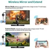 G38 spegling kabeladapter 4K 1080p Wireless WiFi Display Dongle Mottagare Kompatibel TV -stick DLNA Miracast Anycast Airplay HD8607521