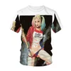 Men's T-Shirts 2022 Summer Funny Cartoon 3D T-Shirt Fashion Anime Print Casual Breathable Sise Xs-6xl