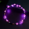 Blinkande led pannband lysande linje krona Corolla Party Carnival Floral Decoration Garland Hårtillbehör Barn S Toy 3 Y2