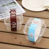 Transparent Clear Baking Fruit Cake Packaging Boxes Empty Ice Cream Pudding Yogurt Cup for Party Kitchen