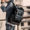 Men Large Leather Antitheft Travel Backpack Laptop luxurys Bags Black Bagpack Boy Big Capacity School Male Business women Shoulder254L