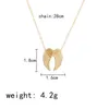 Fashion Jewelry heavenly angel sliding angel wings necklace For Women G1206