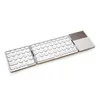 Bluetooth 접이식 키보드 듀얼 모드 USB Wireles Keyboards with TouchPad Windows Windows 태블릿 스마트 폰