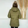 Parkas en duvet pour femmes femmes Lepard imprimé rembourré 2021 mode hiver froid à capuche Parka fermeture éclair les deux côtés veste de base manteau Outwear WDC3761