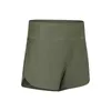 Correndo Shorts ZenYoga NWT 2021 Mulheres Yoga Back Zipper Pockeks Esportes Leve Rápido Secagem Curto Treino Treinamento 4quot11350202067317