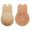 5 colori invisibile gel in silicone reggiseno sollevamento del seno stick push up coniglio forma auto donne adesive con bretelle