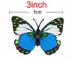 7cm 200pcs 3D Butterfly Decoration Stickers Wall Simulation Stéréoscopique papillons PVC Autocollants muraux amovibles papillons DBC B8807514