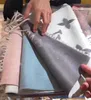 Kış Kaşmir Eşarp Klasik Yün Renkli Jakarlı Kalın Kaşmir Eşarp Tasarımcı Eşarp Moda Erkek Ve Kadın Marka Şal 180 * 70 cm