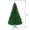 Base artificial de decoração de plástico de árvore de Natal para decoração de festa em casa Árvore em miniatura verde Y201020