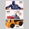 Dekorative Objekte Figuren Demontage und Montage Technik Fahrzeug Kinder DIY handmontiertes Automodell Puzzle Verformung Roboter T