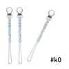 Силиконовые Baby Passifier CLIPS Anti-Drop Chain Woother Держатель для прорезывания зубов для прорезывания зубных сосков Держатели детские жевательные игрушки YFA3006