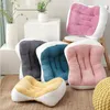 Cushion/Decorative Pillow Plush Seat Cushion Thicken Office Chair PP Cotton Filling Lumbar Support Cushions Warm Student Ass Pad For Pain Re