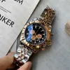 Men Watches 45mm Big Dial Luminous Waterproof Calendar Fashion Wristwatch Top AAA Stainless Steel chrono Watch montre de luxe