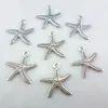 24pcs lega d'argento tibetano stella marina stella marina ciondoli artigianato pendenti 25x25mm risultati di gioielli