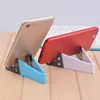 Cell Phone Mounts V-shaped bracket making logo mobile flats folding lazy desktop triangular mobiles phone brackets