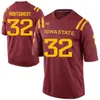 NCAA ISU IOWA Eyaleti Siklonları Koleji Futbol Formaları Erkek Sean Foster Jersey Kamilo Tongamoa Joey Ramos O'rien Vance Ray Lima Jersey Özel Dikişli Jersey Gömlek