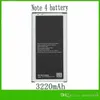 2021 N9100 Piller EB-BN910BBE Samsung Galaxy Not 4 N910 için 3220 MAH NOT4 Li-Ion Pil Yüksek Kalite