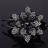 Strass Blume Entenschnabel Haar Krallen Klemmen Pferdeschwanz Kopfbedeckung Shinning Haarnadel Haar Kämme Frauen Mädchen Sommer Vintage Harz Haar Clip