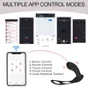 NXY Vibrators Bluetooth Anal Sex Toys for Men Prostate Massage Penis Ring Butt Plug Dildo App Remote Control Bdsm Gay 220110