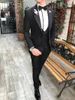 Men 3 Pieces Slim Fit Business Suits Groom Champagne Noble Grey White Tuxedos for Formal Wedding suit (Blazer+Pants+Vest)