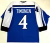 24S Finland Suomi #4 KIMMO TIMONEN 8 TEEMU SELANNE 27 Teppo Numminen HOCKEY JERSEY Uomo Ricamo cucito Personalizza qualsiasi numero e nome