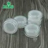 nuovi contenitori per cera acrilica scatola in silicone contenitore in silicone 3ml vasetti antiaderenti strumenti per tamponare la paglia raccoglitori di nettare tubi per diserbo a mano per fumatori