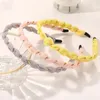 النساء العصابة الأورجانزا hairbands للنساء سوبر الجنية الفتيات الشعر الفرقة الإناث اكسسوارات للشعر اليدوية متعرجا الصليب رئيس طارة