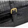 Wieczorowe Torby Snaillady Moda Kobiety Croco Wzór Bagutte Mini Pu Skóra Klasyczna torba na ramię Luksusowy Kamień Tłoczny Dorywczo Design Daily