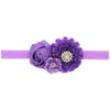 Abbigliamento per neonati per neonati per neonati per bambini per capelli rhinestone Shiny Accessori per capelli Bambini Bambini Satin Rosetta Tessuto Copricapo KHA43