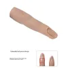 Nail Art Equipment Silicone Practice Fake Finger Model voor Hand Manicure Fingers Beginners Tip Prud22