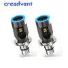 2PCS LED H4 Car Headlight Bulb Hi/Lo Beam Automobles Headlamp Auto with Blue/red Angel EyeSuper 6000K White Accessories 12/24V