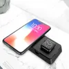 Dual 10W Snabb trådlös laddare Fällbar 3 i 1 Trådlös laddning för iPhone12 / 12 Pro Samsung för smart klocka för Bluetooth-hörlurar