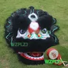 Oranje 14 inch Klassieke Lion Dance Costume Drum 5-12 Leeftijd Kid Kinderen Wzplzj Party Sport Outdoor Parade Parad Stage Mascotte China Performance Toy Kungfu Set Traditiona