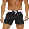 Mens boxer strand shorts kläder mode trend plus storlek dragsko spa baddräkt shorts boxare sommar manlig vattentät sport tätt baddräkt