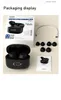 Tryck på trådlösa hörlurar Sport Mini Bluetooth 5.0 Headphone In-Ear Binaural Stereo Subwoofer Earbuds Headpet HD Ring för smartphones